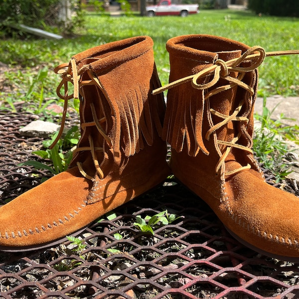 Womens Moccasins Ankle Etsy