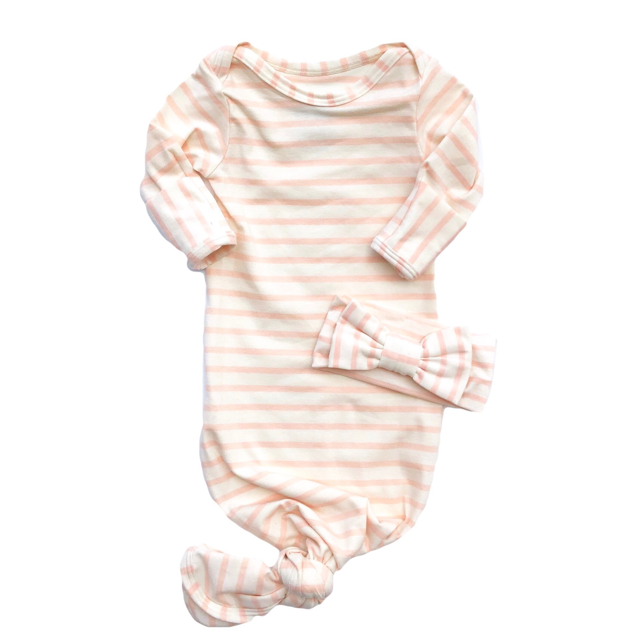 infant gowns that tie at bottom