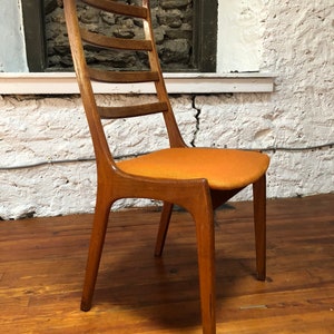 Mid century dining chair danish modern dining chairs teak dining chairs a set image 5