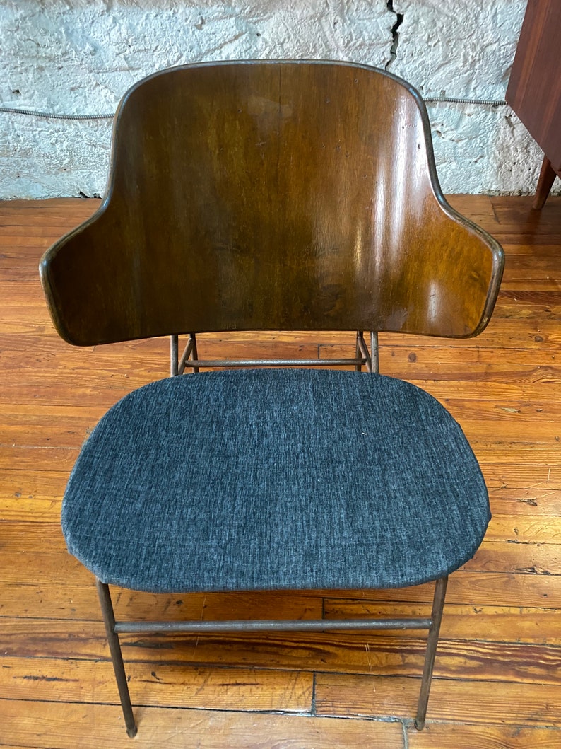 Mid century lounge chair Kofod Larsen penguin chair Danish modern accent chair image 4