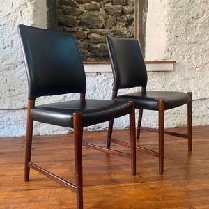 Mid century modern chair danish modern chairs a pair mid century modern side chair image 3