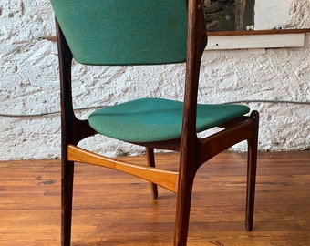 Mid century side chair Danish modern side chair mid century accent chair