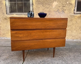 Mid century dresser Danish modern bachelors chests Westnofa chest of drawers
