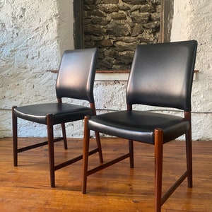 Mid century modern chair danish modern chairs a pair mid century modern side chair image 1