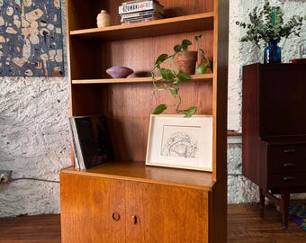 Mid Century teak Bookshelf, Danish Modern bookshelf