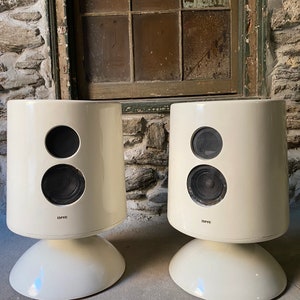 Mid century speakers Empire stereo speakers a pair mid century audio image 2