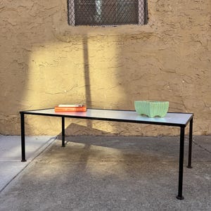 Mid century coffee table modern coffee table mid century modern  molded glass coffee table