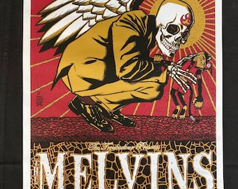 MELVINS L7 CLEVELAND 1994 シルクスクリーンポスター MELVINS L7