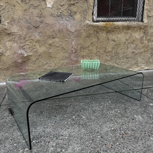 Mid century coffee table modern coffee table mid century modern  molded glass coffee table