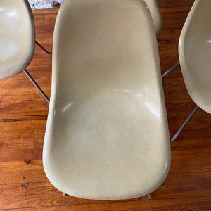 Mid century dining chair Eames shell chair mid century dining set image 4