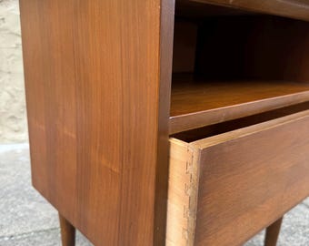 Mid-Century Modern Nightstand, Danish modern nightstand