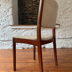 Mid century dining chair Danish modern side chair mid century rosewood dining chairs image 8