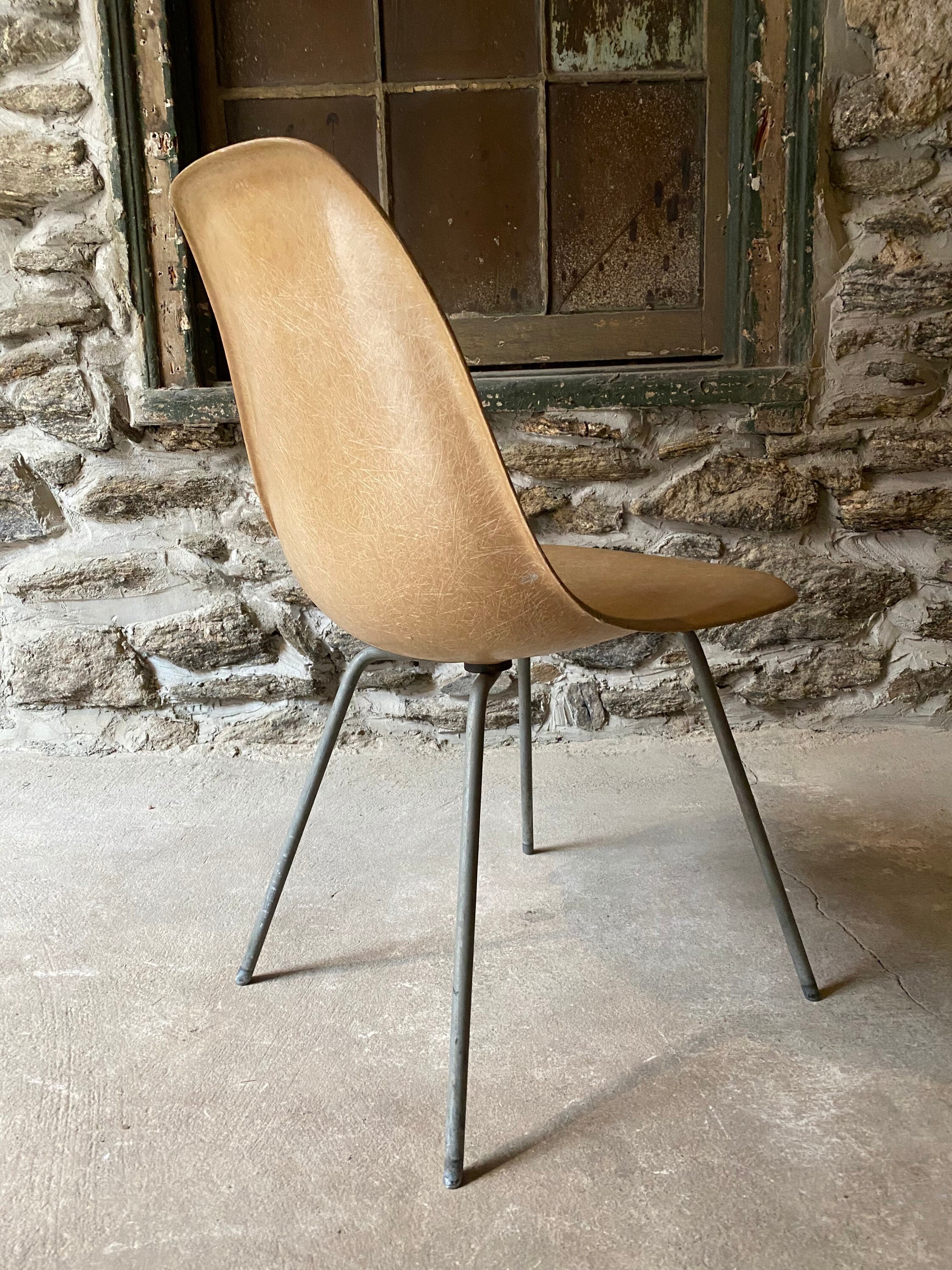 椅子 EAMES SHELL CHAIR HERMANMILLER vintage Vintage Eames for Herman Miller Fiberglass Shell Chair - Etsy Canada