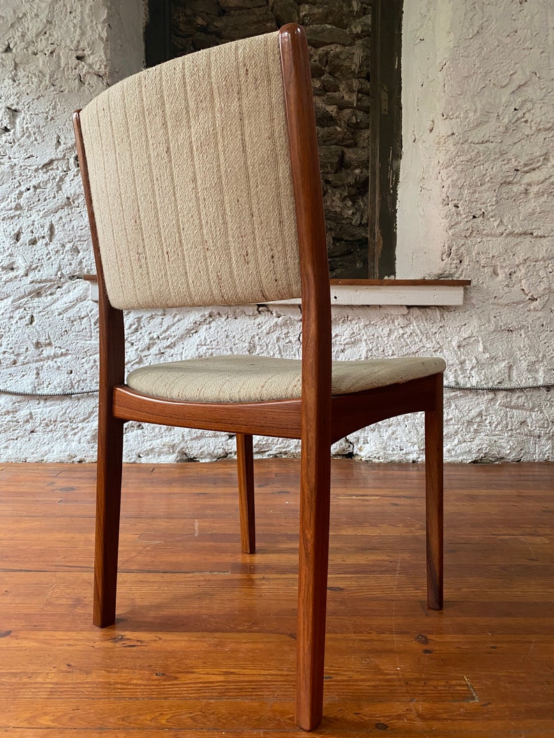 Mid century dining chair Danish modern side chair mid century rosewood dining chairs image 5