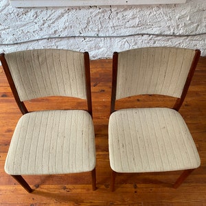 Mid century dining chair Danish modern side chair mid century rosewood dining chairs image 3