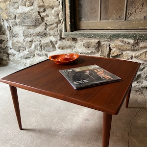Mid century coffee table Danish modern coffee table mid century teak coffee table