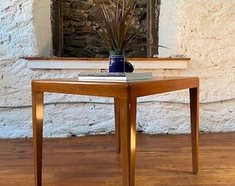Mid Century Danish Modern Walnut End Table Pair