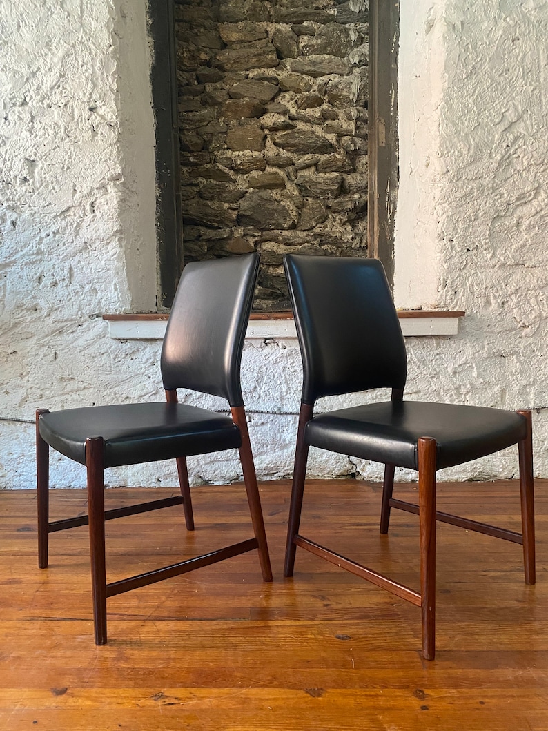 Mid century modern chair danish modern chairs a pair mid century modern side chair image 2