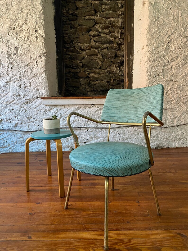 Mid century arm chair chair atomic side chair mid century Etsy