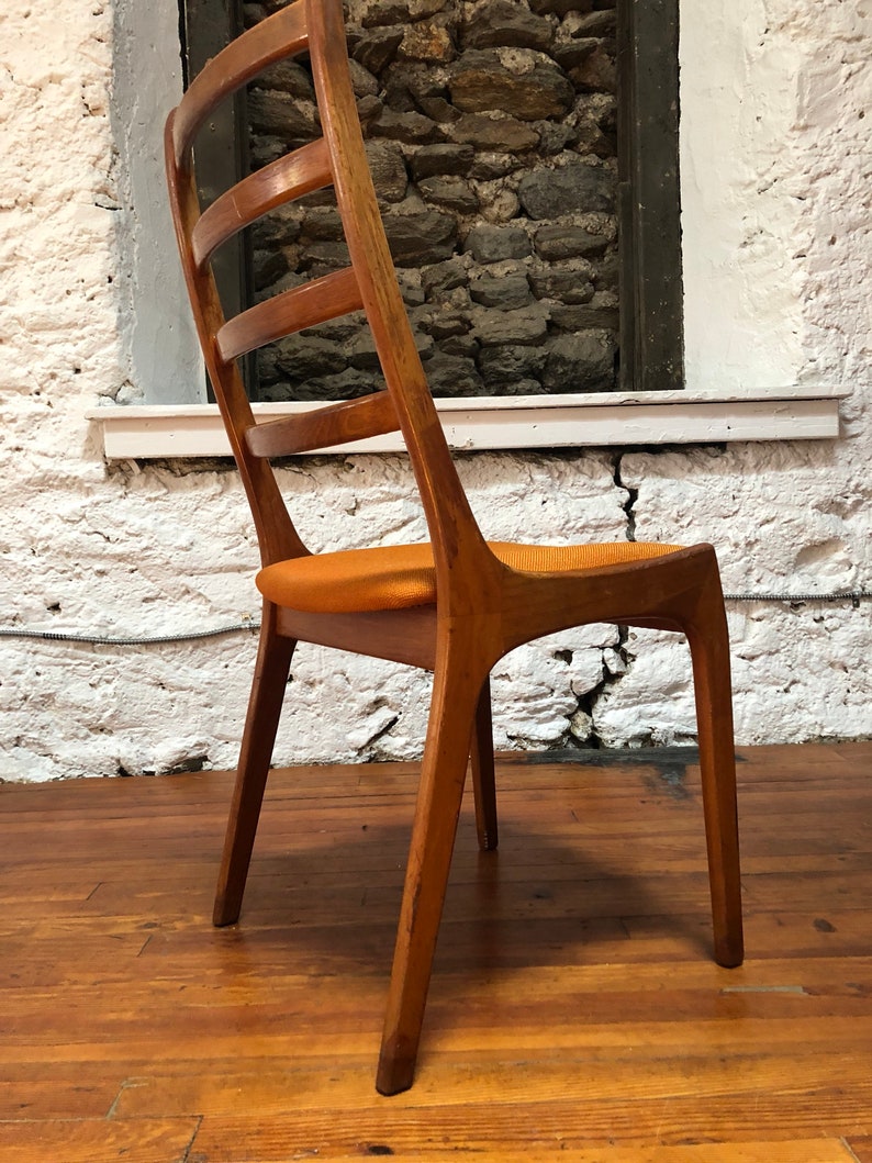 Mid century dining chair danish modern dining chairs teak dining chairs a set image 6