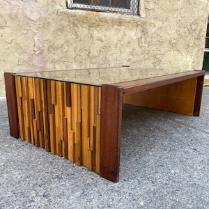 Mid century coffee table Danish modern coffee table Percival Laffer coffee table