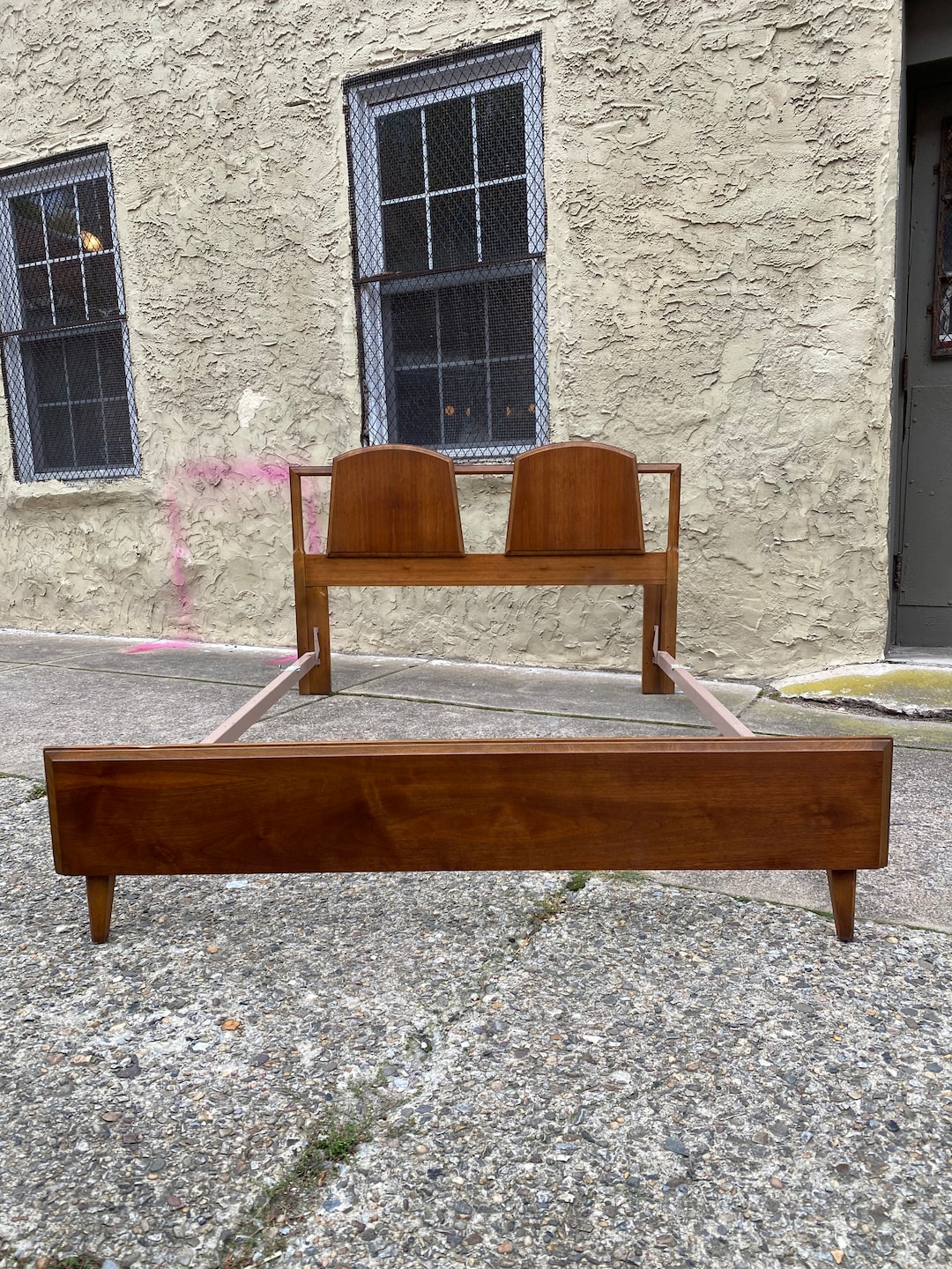 Mid Century Bed Frame Lane Double Bed Mid Century Bed - Etsy