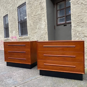 Mid century dresser Danish modern bachelors chests Westnofa chest of drawers