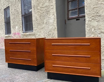 Mid century dresser Danish modern bachelors chests Westnofa chest of drawers