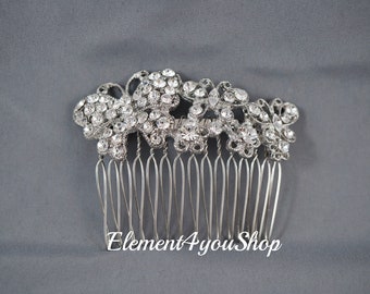 Rhinestone Bridal Hair Comb | Sparkling Wedding Headpiece
