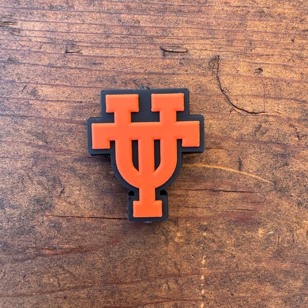 University of Texas Focal Bead, Focal UT, UT university of Texas Focal, ut austin, university Beads