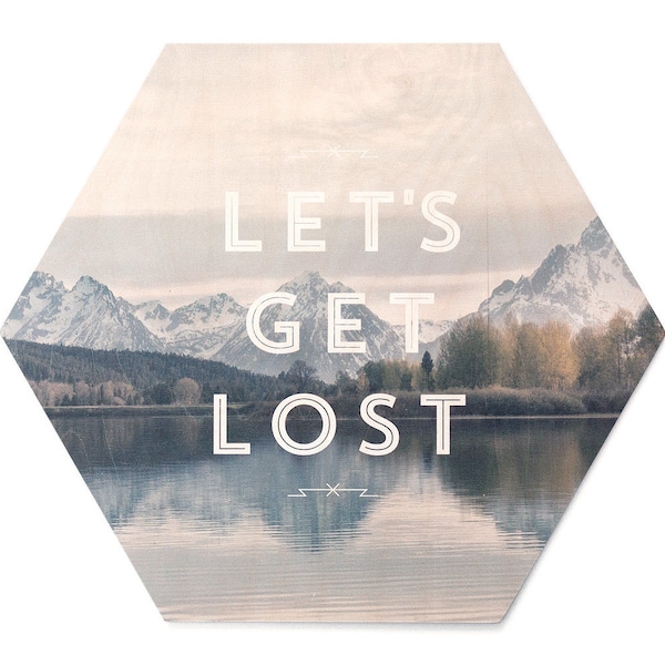 Let's Get Lost - Faunascapes Plywood Prints