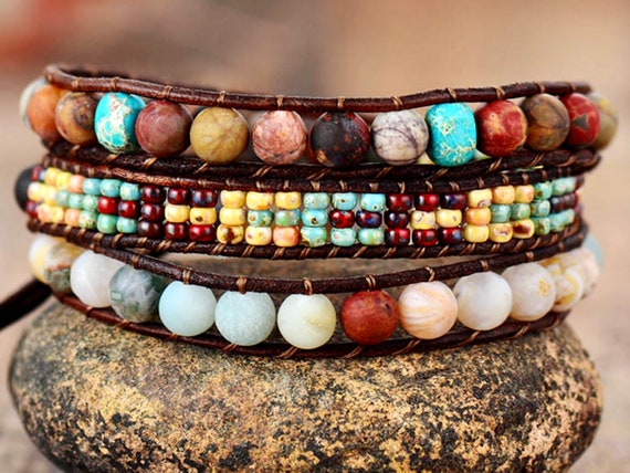 handmade boho carnelian bracelet | Handmade Jewelry