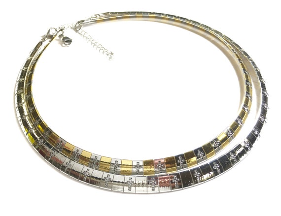 Etched Cross Choker Wedding Gift Collar Necklace in Gold Silver for Women Cross of Jesus Jewelry Jewellery