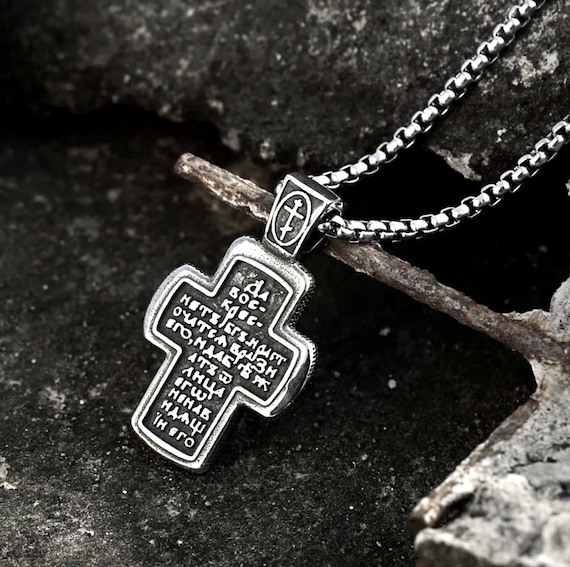 Large Silver Celtic Warrior Cross | Celtic Cross Online