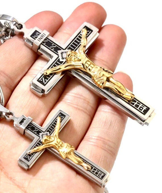 Thick Cross Necklace