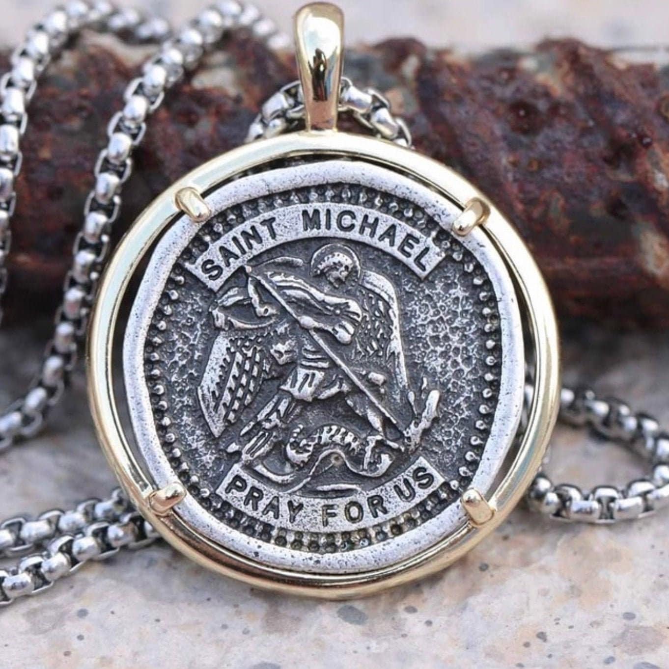 The Difference | Law Enforment Pendant, Law Enforcement Jewelry, St Michael  Pendant, Police Graduation Gifts, St Michaels Jewelry, Coin Jewelry, ( #X  842B )