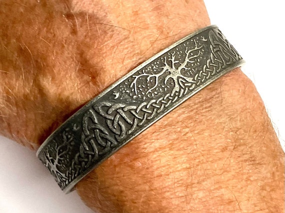 Viking bracelet made of paracord, Celtic knots and original nordic beads |  eBay