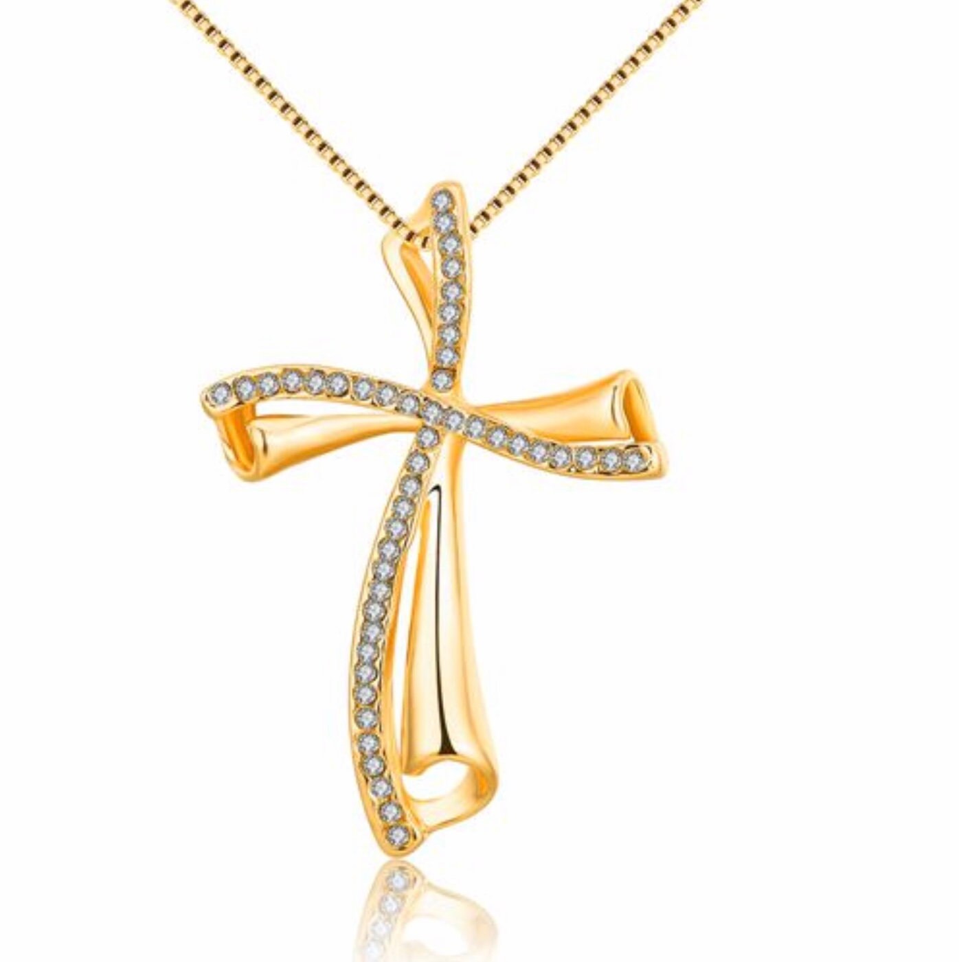 Gold & Diamond Infinity Cross Pendant | Bichsel Jewelry | Sedalia, MO