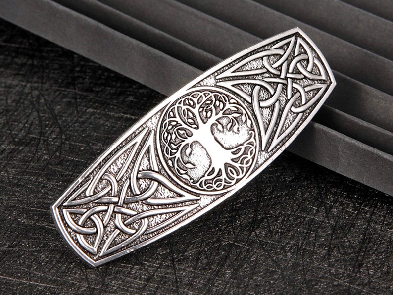 Nordic Style Celtic Knot Barrette Irish Hair Clip Celtic Knot image 9