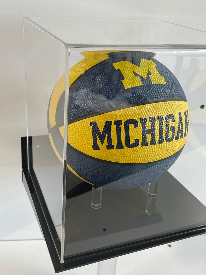 MINI Basketball Case With Wall Mount Base Etsy