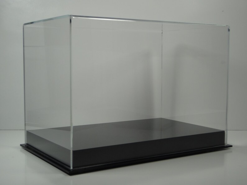Custom acrylic display case fabrication showcase domes Etsy