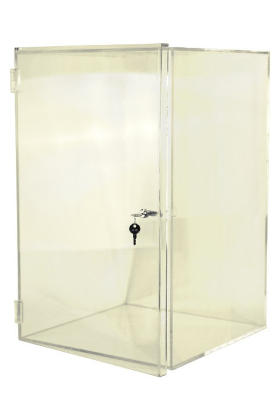 Custom acrylic display cabinet lockable door promotional jewelry collectibles showcase. Please contact us before ordering. Price is example.