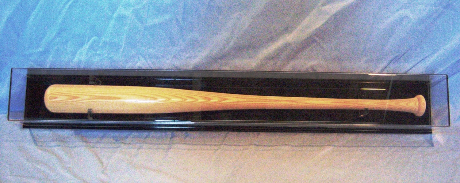Baseball Bat Display Case Wall Mount Full Size 85 UV Etsy