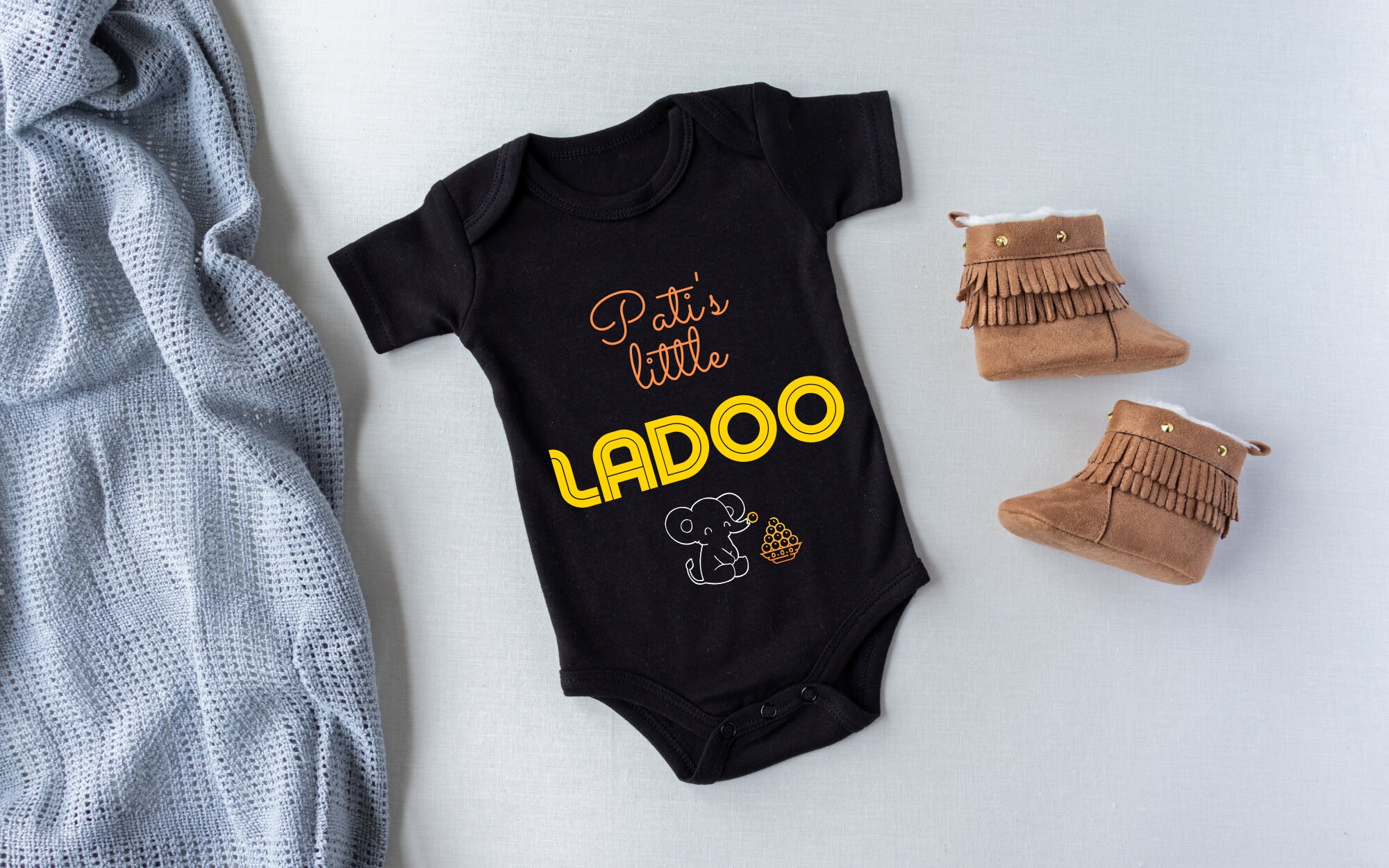 Little ladoo onesie new arrivals
