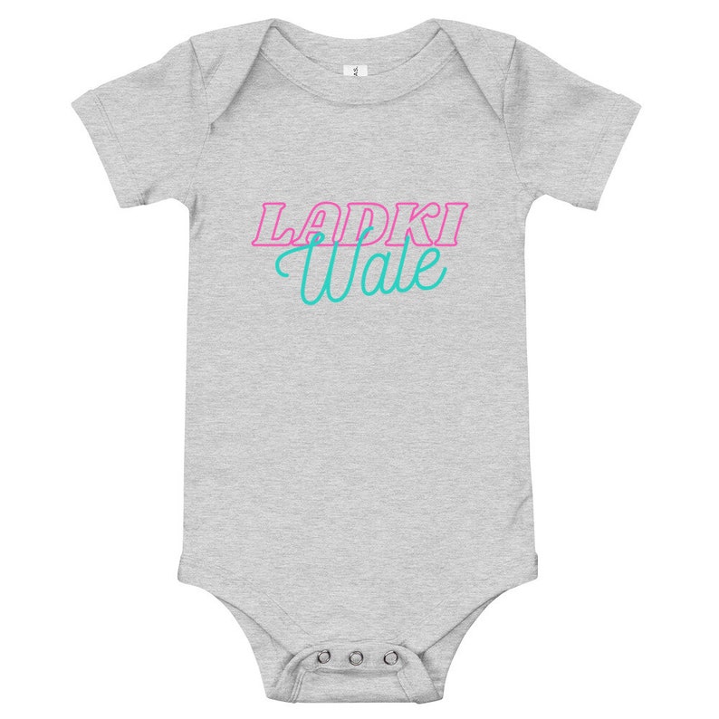Funny cute Desi Indian baby onesie Ladki Wale Onesie