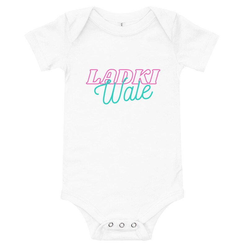 Funny cute Desi Indian baby onesie Ladki Wale Onesie