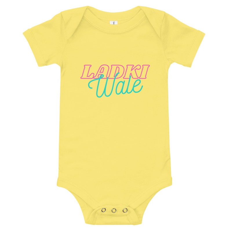 Funny cute Desi Indian baby onesie Ladki Wale Onesie