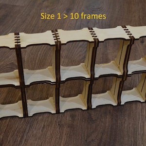 Section Frames for Cell Honey Wood Honeycomb Frames for Beekeepers Made from Wood Ready To Put In Beehive frame