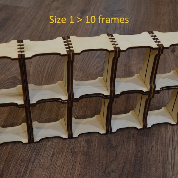 Section Frames for Cell Honey Wood Honeycomb Frames for Beekeepers Made from Wood Ready To Put In Beehive frame