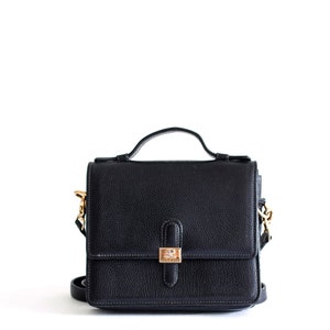 Courreges vintage leather crossbody bag, gift for her, vintage designer bag, women bag, gift idea